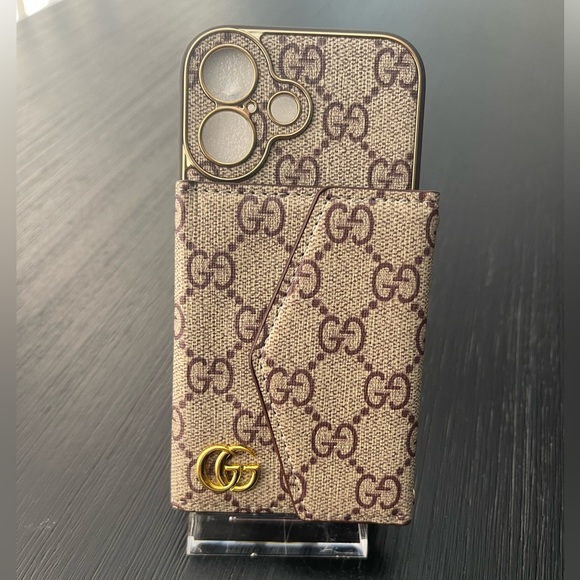 iPhone 17 crossbody-wallet Monogram Phone Case with Strap! - Picture 2 of 9